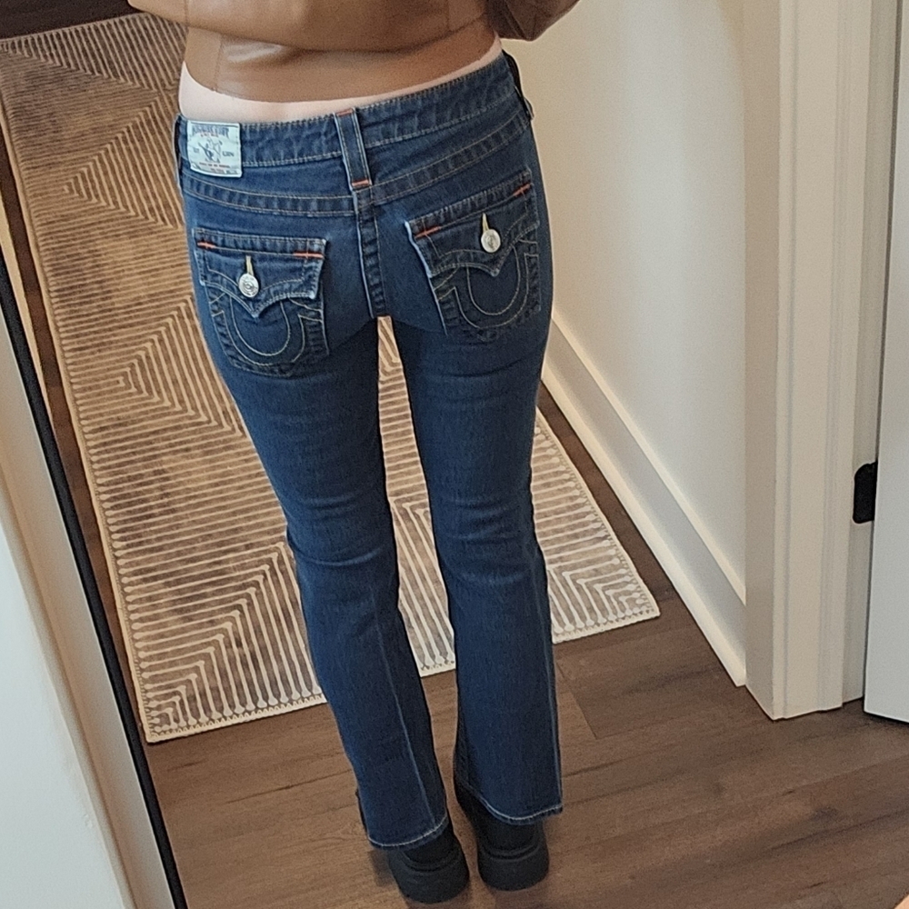 True Religion Bootcut Jeans w/ Flap Pockets - SIZE 26 - Picture 5 of 16